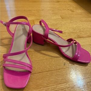 x-appeal Women's Fuchsia Strappy Heels